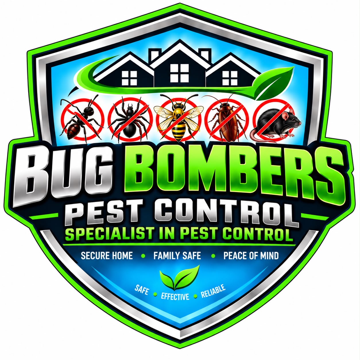 Bug Bombers official shield logo